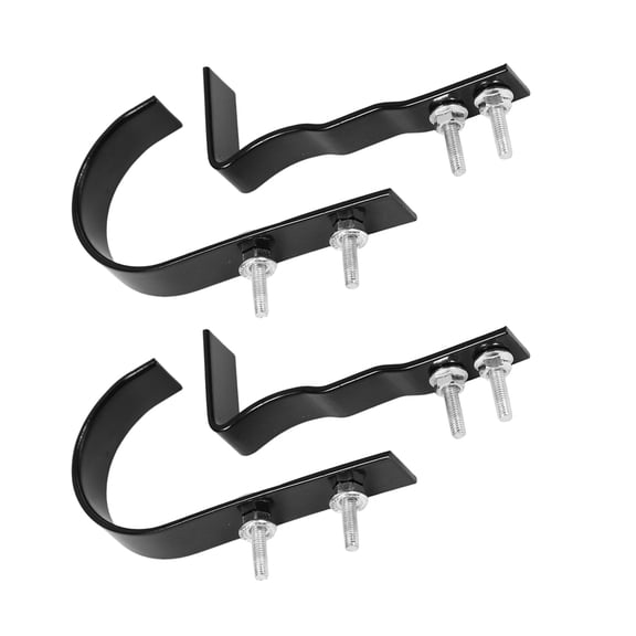 ETHZZLE 2Set Black Mailbox Latch Hardware with Stable Locking Handle for Outdoor Mailboxes
