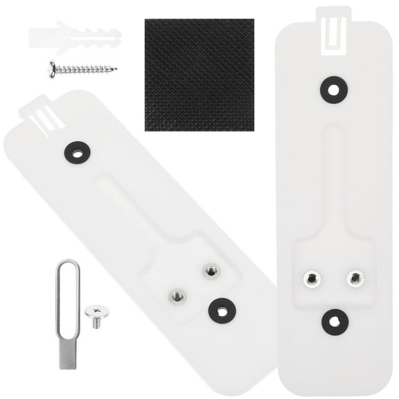 ETHZZLE 2Sets White Plastic Doorbell Mount with Anti-Theft Function for Entrance Setup doorbell Bracket