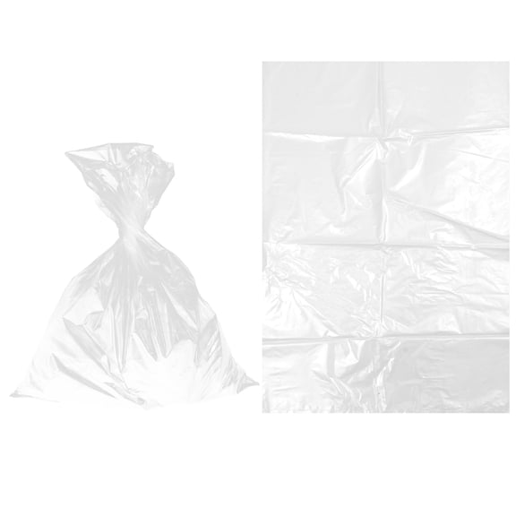 ETHZZLE 2-Pack Transparent PE Furniture Covers for Outdoor Couch and Dust Prevention