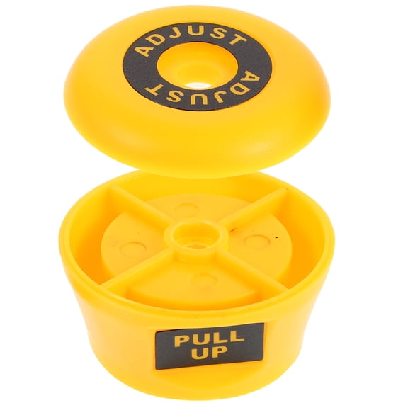 ETHZZLE 2Pcs Yellow Alloy Fitness Equipment Handles for Exercise Machines with Comfortable Grip