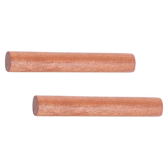 ETHZZLE Solid Wood Nonstick Rolling Pin Coffee Color for Home Baking and Dough Prep