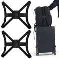 thumbnail image 1 of ETHZZLE 2Pcs Luggage Straps Black Polyamide for Suitcase Secure Hold Travel, 1 of 8