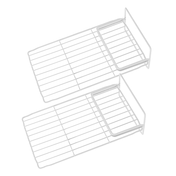 ETHZZLE Heavy Duty Freezer Dividers Iron Wire Rack for Neat Home Storage 2Pcs