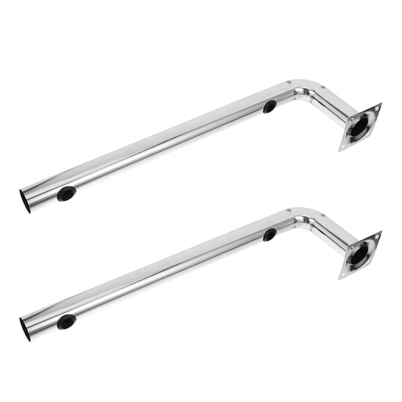 ETHZZLE 2pcs Stainless Steel Antenna Mount - Wireless Bridge Bracket For Wall - Camera Pole Mount Support Rod For Security Monitoring - Universal Metal Bracket