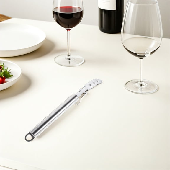 ETHZZLE 2pcs Stainless Steel Pig Scraper Tool - Pig Hair Removal Knife - Animal Hair Scraper Ergonomic Handle for Farm Butcher Meat Processing