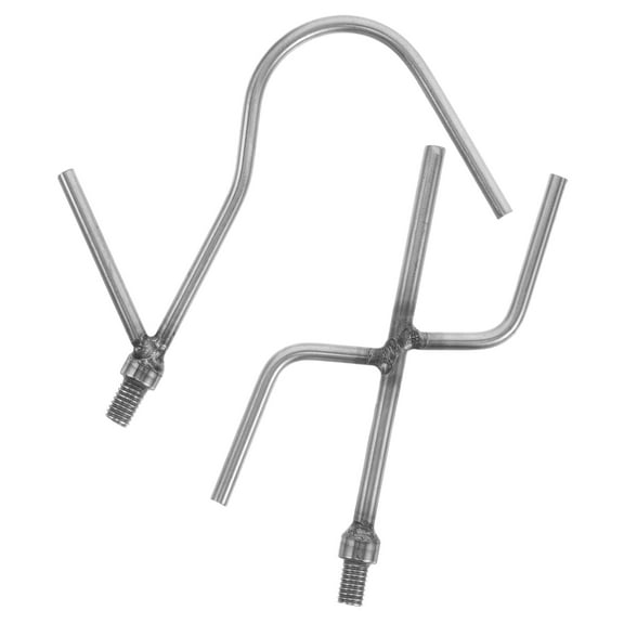 ETHZZLE Stainless Steel Hanger Pole Accessories, , Quick and Easy Installation, Versatile Home Use, 2 Pieces