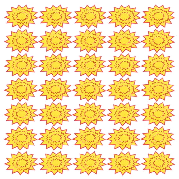 ETHZZLE 300-Pack Yellow Reusable Pricing Tags with Writable for Retail Store Signs and Shop Labeling