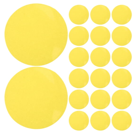 ETHZZLE 30Pcs Adhesive Colored Light Film Warm Yellow Diffuser Sheet for Recessed Lights and Spotlights