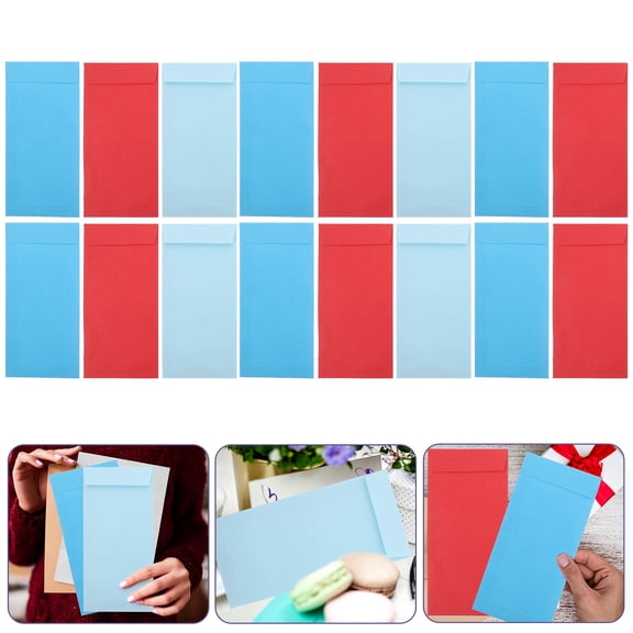 ETHZZLE 30Pcs White Self Adhesive Kraft Paper Envelopes for Mailing Business Letters and Notes