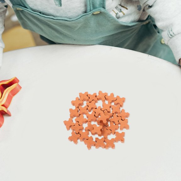 ETHZZLE 30Pcs Mini Brick Dark Red for Dollhouse Accessories and Model Making