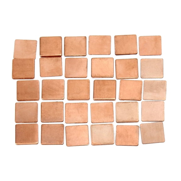 ETHZZLE Back to School Thermal Pads Cpu Chip Heat Insulation Pad Rose Gold 30Pcs 15Mmx15Mmx0.5In