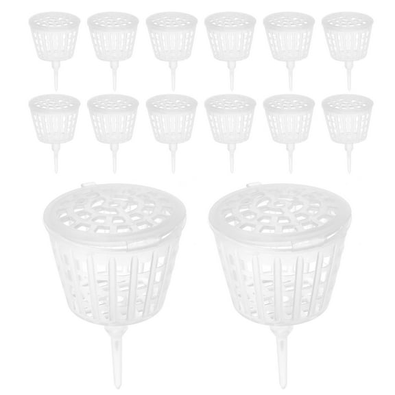 ETHZZLE Stainless Steel Fertilizer Box Transparent Bonsai Fertilizer Basket for Storage 30Pcs