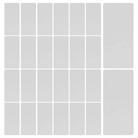 ETHZZLE 30Pcs Transparent Double Sided Tape High Adhesion Traceless Nano Mounting Strips for Wall Hanging and Crafts