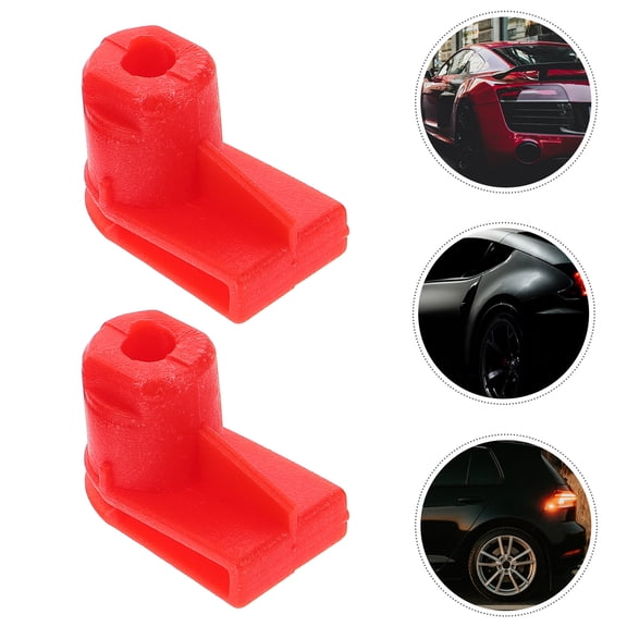 ETHZZLE 30Pcs Plastic Screw Rivets Fasteners Red Car Bumper Clips Easy Installation