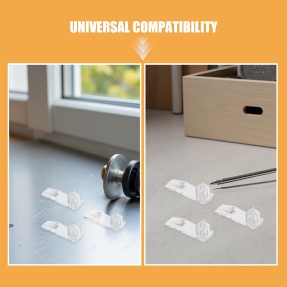 ETHZZLE Clear Plastic Layer Supports Easy to Clean and Install for Furniture and Kitchen 30Pcs