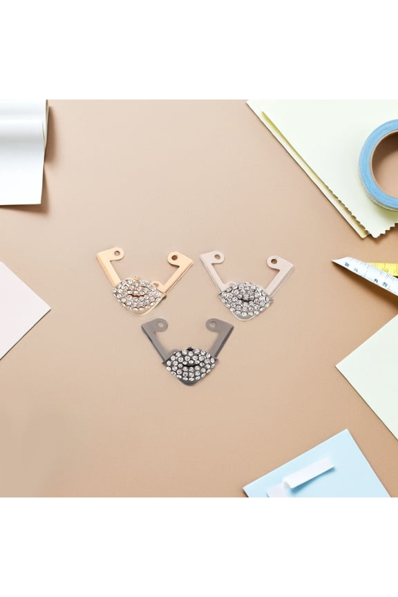 3Pairs Metal High Heel Tip Protectors Decorative Shoe Tip Caps for Boots