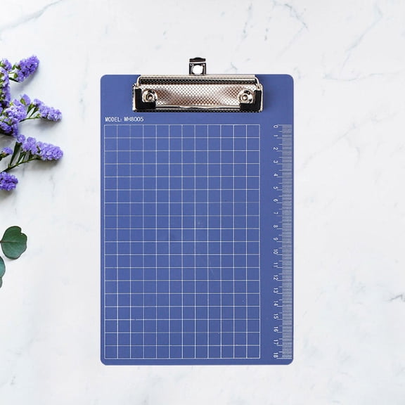 ETHZZLE 3Pcs Lightweight Plastic Profile Clipboard with Rounded Corners for Office