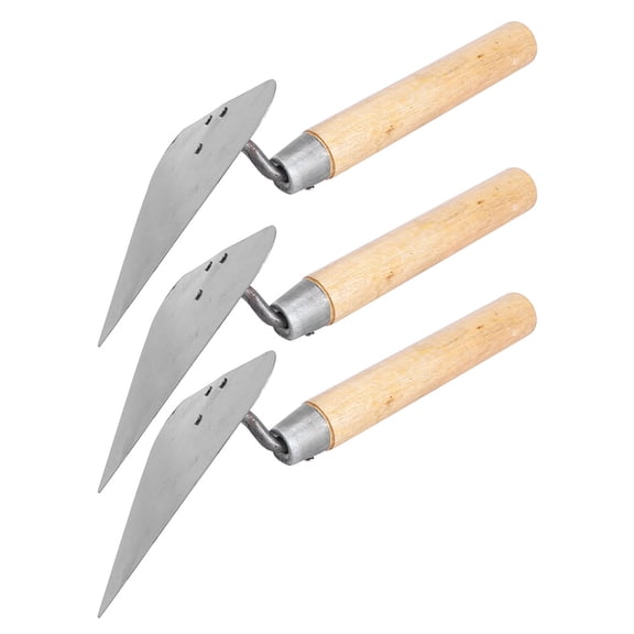 ETHZZLE 3Pcs Bricklaying Trowel Set made of Stainless Steel for Manual Work on Construction Sites