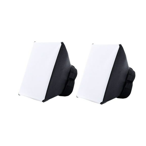 ETHZZLE 3Pcs Camera Flash Diffuser Softbox Provides Soft Light for Dslr Universal Compatibility