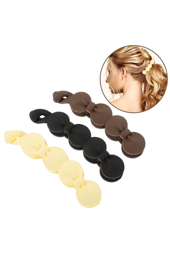 3Pcs Cute Hair Clips for Women Assorted Color Hair Styling Wear