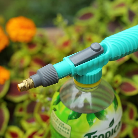 ETHZZLE 3Pcs Lightweight Manual Pressure Bottle Sprayers Green for Car Detailing and Garden Use