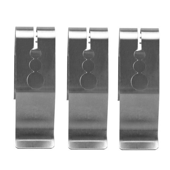 ETHZZLE 3Pcs Grill Probe Clips Stainless Steel Thermometer Holder for Bbq Smoker Oven Grill Accessories