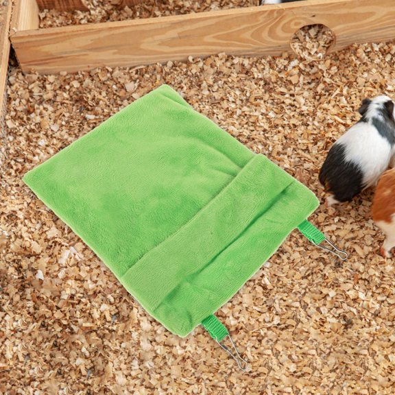 ETHZZLE Soft Plush Pet Hammock Assorted Color for Hamsters Sugar Gliders Rats Cage Use 3Pcs