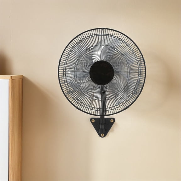 ETHZZLE 3Pcs Heavy Duty Fan Wall Mount Bracket Black Industrial Fan Support for Garage and Warehouse