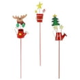 thumbnail image 1 of ETHZZLE 3Pcs Metal Christmas Kettle Shaped Garden Stake Yard Sign Decor 11.0x2.2x1.4in, 1 of 8