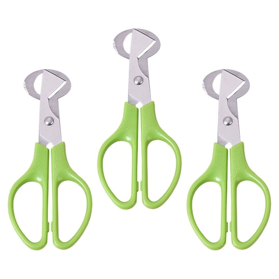 ETHZZLE Egg Peeling Tool Egg Splitter Stainless Steel Kitchen Tools Cooking Enthusiasts Party 3Pcs