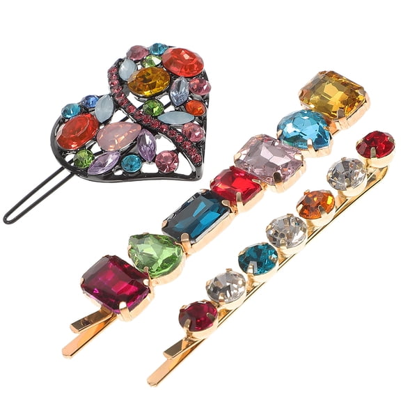 ETHZZLE 3Pcs Pineapple Hairpin Set Assorted Colors Fashion Hair Clips for Decoration and Stylish Wear
