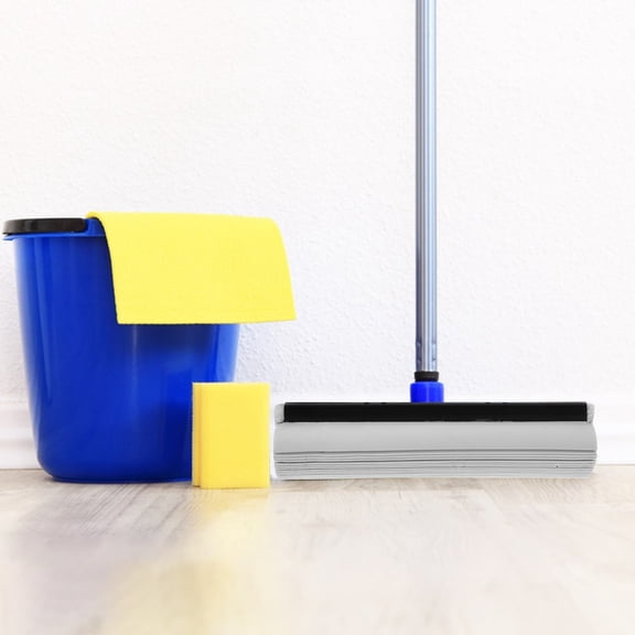 ETHZZLE Mop Replacement Sponge Mop Heads Grey 3 Pcs for Floor Cleaning