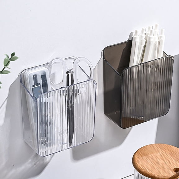 ETHZZLE 3Pcs Punch Free Toothbrush Holder Stainless Steel Bathroom Storage Shelf
