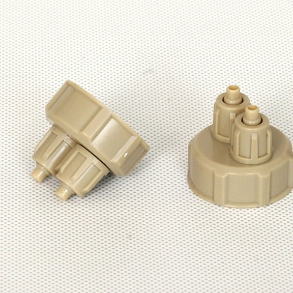 ETHZZLE 3-Pack Light Brown CO2 Generator Caps for Aquarium Plants, Easy to Install, Aquarium Accessories