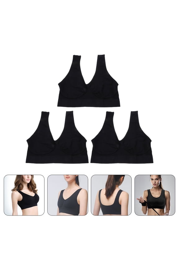 Women Gym Clothes Sports Bras Daily Wear 3pcs