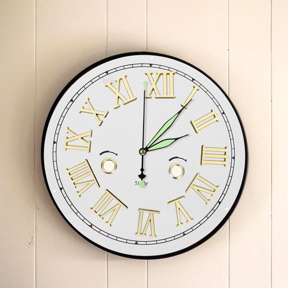 ETHZZLE 3Sets Durable Electroplated Clock Roman Numerals Accessories for Wall Clock DIY