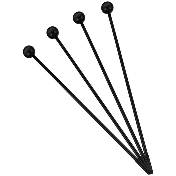 ETHZZLE 4 Pieces Kid Musical Instrument for Snare and Jazz Drums in Black