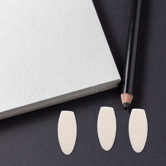 ETHZZLE White Cotton Eraser Heads for Sketching and Drawing Corrections 40Pcs