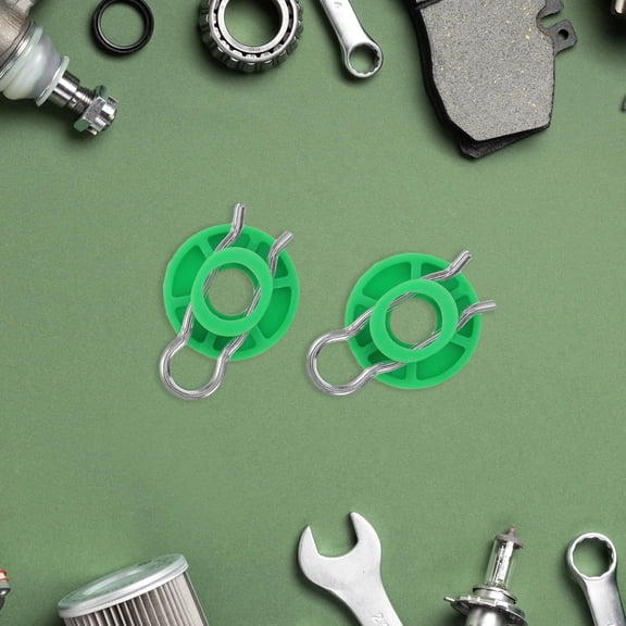 ETHZZLE 40Pcs Automotive Window Regulator Fasteners Green Glass Fixing Sliding Pivots with Enhanced Stability