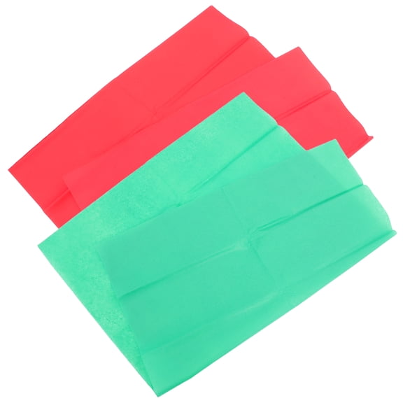 ETHZZLE 40Pcs Green Crepe Tissue Paper Sheets for Floral Arrangement and DIY Crafts