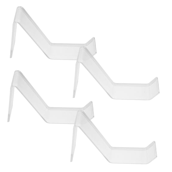 ETHZZLE Clear Shoe Display Stand, Premium Acrylic, Space-Saving and Stable for Retail Use