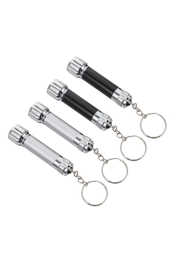 4Pcs Keychain Flashlight Lantern Aluminum Alloy Design