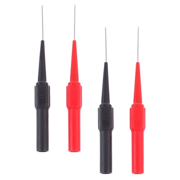 ETHZZLE 4Pcs Multimeter Test Probes Assorted Colors with Safety Insulation for Electronics