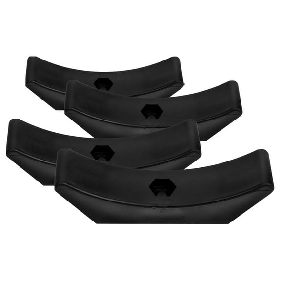 ETHZZLE 4Pcs Dumbbell Saddles Rack Black Lightweight Noise Reduction Storage Stand