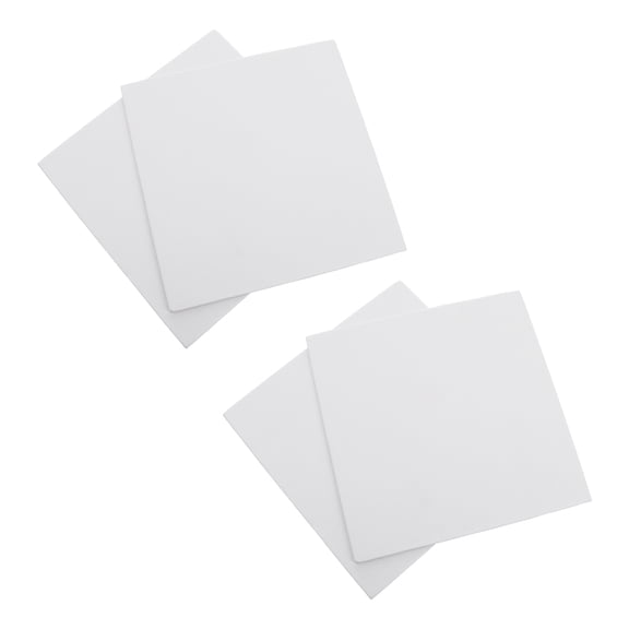 ETHZZLE 4Pcs Artist Canvas Panel Boards White Suitable for Oils Acrylics and Tempera