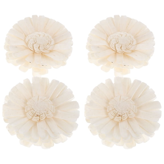 ETHZZLE 4-Pack Craft Flower Diffuser with Absorption for Office and Home Aromatherapy