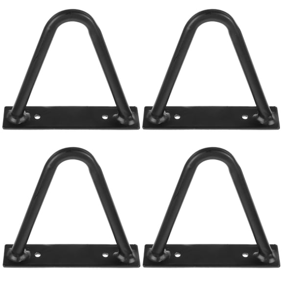 ETHZZLE 4Pcs Sturdy Black Metal Furniture Legs Hairpin Style for Desk Coffee and Side Tables
