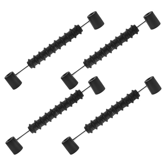 ETHZZLE 4Pcs Foosball Score Counter Black Plastic Table Football Game Score Keeper with Precise Bead System