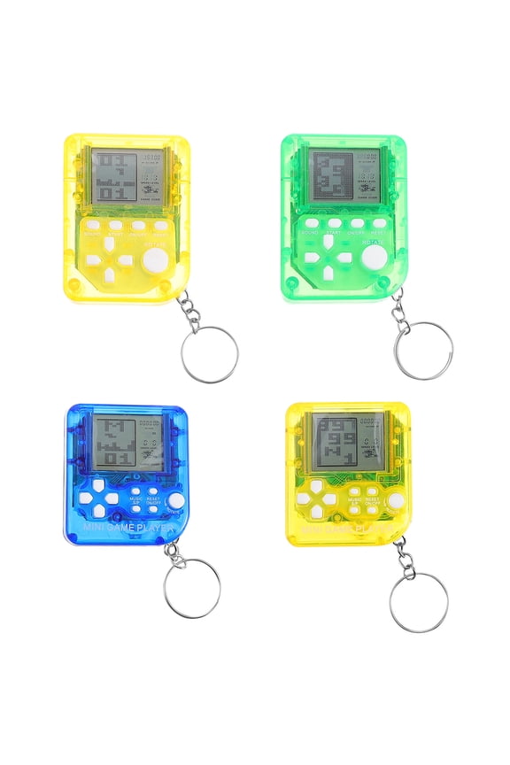 4-Pack Assorted Color Keychains with Flashing , ABS Material