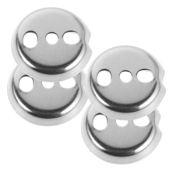 ETHZZLE 4-Pack Heavy Duty Wall Mount Brackets for Bathroom Towel Bars, Towel Holder Hardware Set